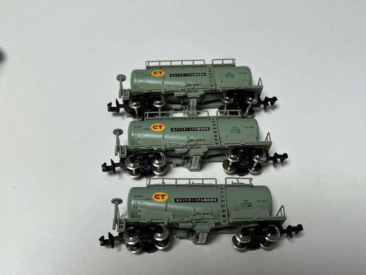 KAWAI タキ1900 セメントターミナル3両セット 4セットまとめ KAWAI タキ1900 セメントターミナル3両セット 4セットまとめ